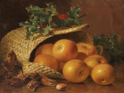 Still Life with Apples, Hazelnuts and Holly, 1898