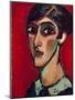 Elongated Head of a Woman in Brown-Red, 1913-Alexej Von Jawlensky-Mounted Giclee Print