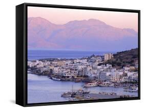 Elounda, Crete, Greece, Europe-Upperhall Ltd-Framed Stretched Canvas