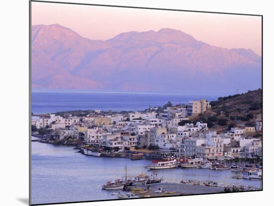 Elounda, Crete, Greece, Europe-Upperhall Ltd-Mounted Photographic Print