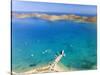 Elounda town beach, Elounda, Crete, Greek Islands, Greece, Europe-Sakis Papadopoulos-Stretched Canvas