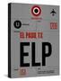ELP El Paso Luggage Tag I-NaxArt-Stretched Canvas