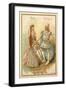 Elsa and Lohengrin, from Richard Wagner's Opera Lohengrin-null-Framed Giclee Print