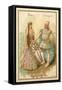 Elsa and Lohengrin, from Richard Wagner's Opera Lohengrin-null-Framed Stretched Canvas