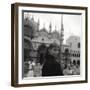 Elsa Martinelli at Piazza San Marco in Venice-null-Framed Photographic Print