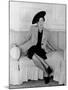 Elsa Schiaparelli, Wearing the New Napoleon Hat and Jacket of Magenta Called "Shocking."-John Phillips-Mounted Premium Photographic Print