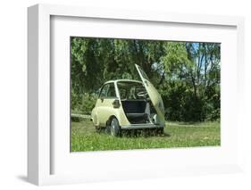 Elsenfeld, Bavaria, Germany, Bmw Isetta, Model 1960, Cubic Capacity 250 Ccm, 12 Hp-Bernd Wittelsbach-Framed Photographic Print