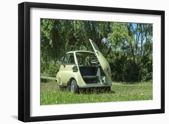 Elsenfeld, Bavaria, Germany, Bmw Isetta, Model 1960, Cubic Capacity 250 Ccm, 12 Hp-Bernd Wittelsbach-Framed Photographic Print