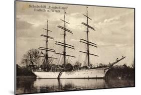 Elsfleth A. Weser, Schulschiff Deutschland-null-Mounted Giclee Print