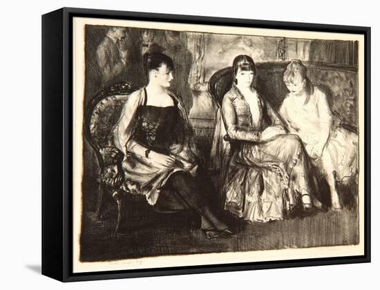 Elsie, Emma and Marjorie, 1921-George Wesley Bellows-Framed Stretched Canvas