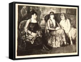 Elsie, Emma and Marjorie, 1921-George Wesley Bellows-Framed Stretched Canvas