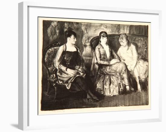 Elsie, Emma and Marjorie, 1921-George Wesley Bellows-Framed Giclee Print