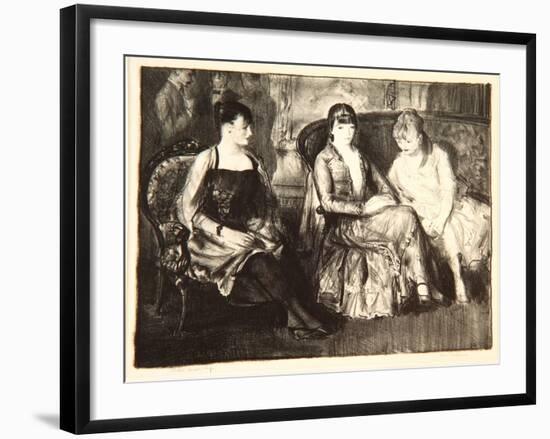 Elsie, Emma and Marjorie, 1921-George Wesley Bellows-Framed Giclee Print