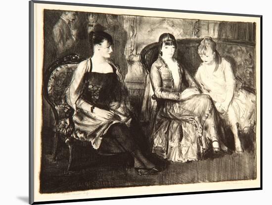 Elsie, Emma and Marjorie, 1921-George Wesley Bellows-Mounted Giclee Print