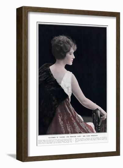 Elsie Ferguson-null-Framed Art Print