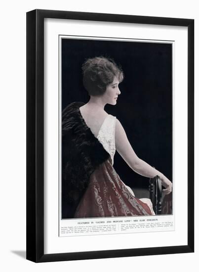 Elsie Ferguson-null-Framed Art Print