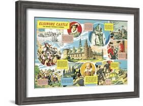 Elsinore Castle -- the Historic Fortress in Denmark-English School-Framed Giclee Print