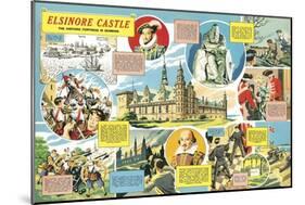 Elsinore Castle -- the Historic Fortress in Denmark-English School-Mounted Giclee Print