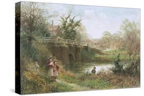 Elstead Bridge, Surrey-Charles Gregory-Stretched Canvas