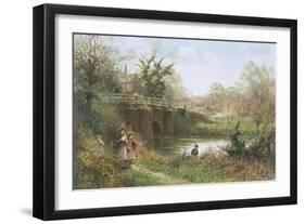 Elstead Bridge, Surrey-Charles Gregory-Framed Giclee Print