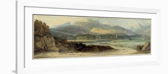 Elterwater, 12th August 1786-Francis Towne-Framed Giclee Print