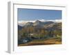 Elterwater Village with Langdale Pikes, Lake District National Park, Cumbria, England-James Emmerson-Framed Photographic Print