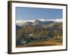 Elterwater Village with Langdale Pikes, Lake District National Park, Cumbria, England-James Emmerson-Framed Photographic Print