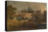 'Eltham Bridge, Kent', 19th century, (1935)-Henry Gastineau-Stretched Canvas