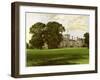 Elton Hall, Northamptonshire, Home of the Earl of Carysfort, C1880-Benjamin Fawcett-Framed Giclee Print