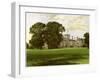 Elton Hall, Northamptonshire, Home of the Earl of Carysfort, C1880-Benjamin Fawcett-Framed Giclee Print