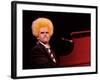 Elton John Performing, Wearing Wig-null-Framed Premium Photographic Print