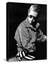 Elton John Playing Piano-null-Stretched Canvas