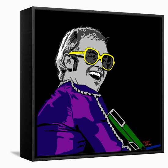 Elton John-Emily Gray-Framed Stretched Canvas