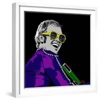 Elton John-Emily Gray-Framed Giclee Print