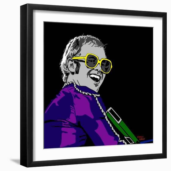 Elton John-Emily Gray-Framed Premium Giclee Print