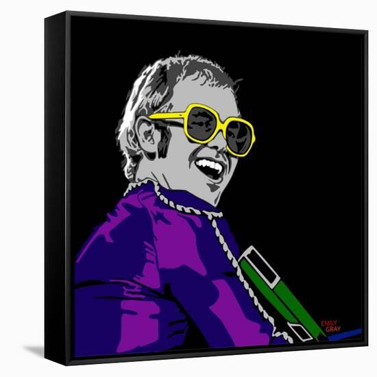 Elton John-Emily Gray-Framed Stretched Canvas