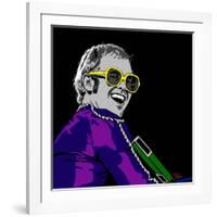 Elton John-Emily Gray-Framed Giclee Print