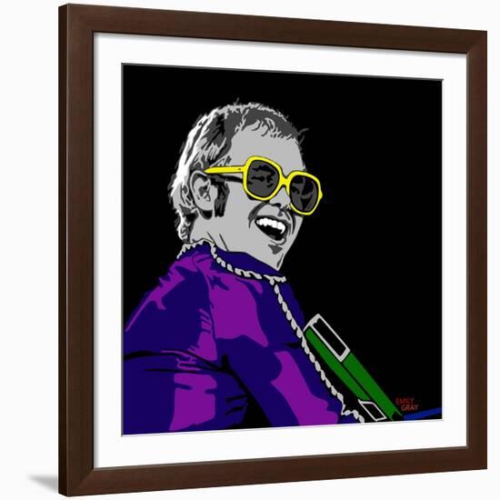 Elton John-Emily Gray-Framed Giclee Print