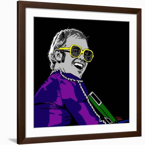 Elton John-Emily Gray-Framed Giclee Print