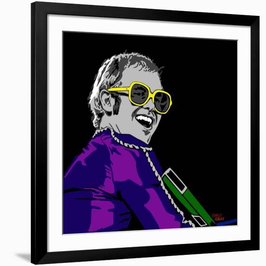 Elton John-Emily Gray-Framed Giclee Print