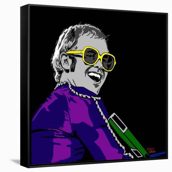 Elton John-Emily Gray-Framed Stretched Canvas