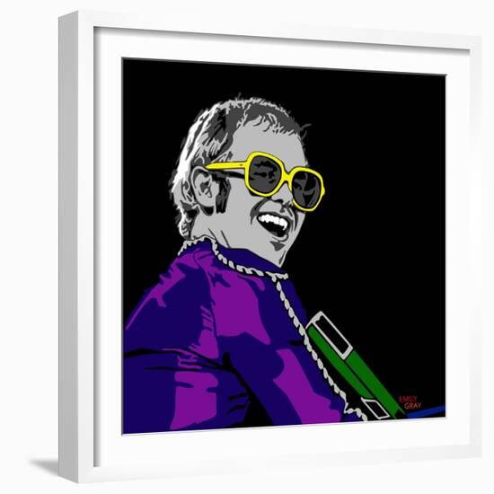 Elton John-Emily Gray-Framed Giclee Print