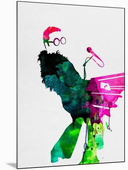 Elton Watercolor-Lora Feldman-Mounted Art Print