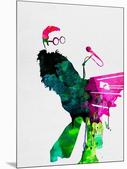 Elton Watercolor-Lora Feldman-Mounted Art Print