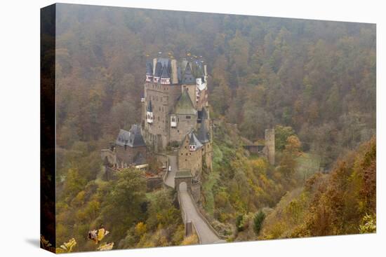 Eltz Castle in Autumn, Rheinland-Pfalz, Germany, Europe-Miles Ertman-Stretched Canvas