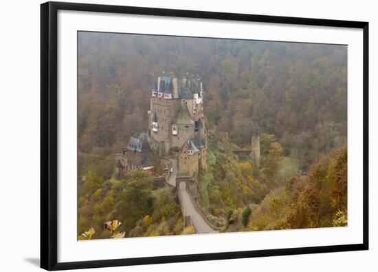 Eltz Castle in Autumn, Rheinland-Pfalz, Germany, Europe-Miles Ertman-Framed Photographic Print