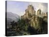 Eltz Castle-Domenico II Quaglio-Stretched Canvas