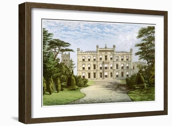 Elvaston Castle, Derbyshire, Home of the Earl of Harrington, C1880-AF Lydon-Framed Giclee Print