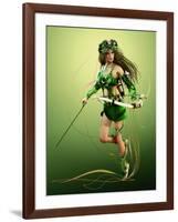 Elven Hunter-Atelier Sommerland-Framed Art Print