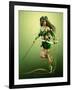 Elven Hunter-Atelier Sommerland-Framed Art Print